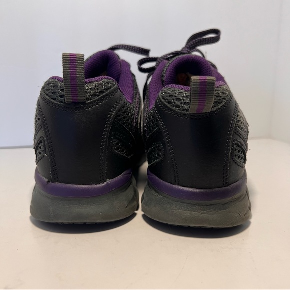 Skechers Work Algonac Alloy Toe Work Slip Resistant Size 6.5 Women’s Purple Flex - Picture 4 of 9